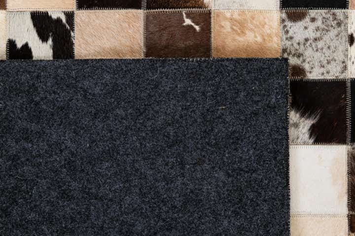 7' 11 x 9' 9 Cowhide - Patchwork Rug