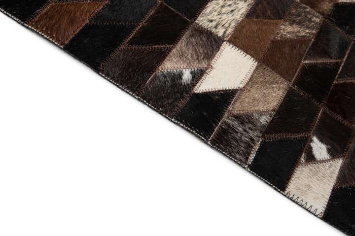 7' 11 x 9' 10 Cowhide - Patchwork Rug