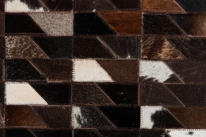 7' 11 x 9' 10 Cowhide - Patchwork Rug