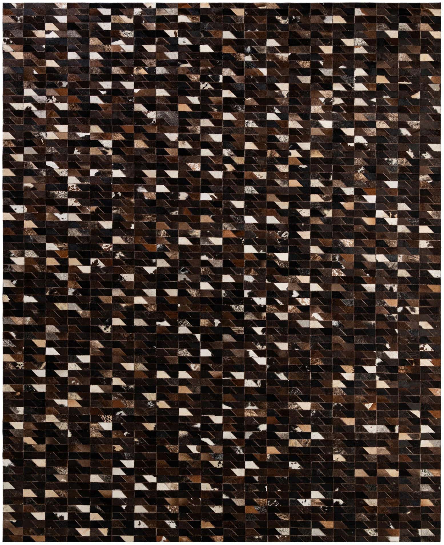 7' 11 x 9' 10 Cowhide - Patchwork Rug