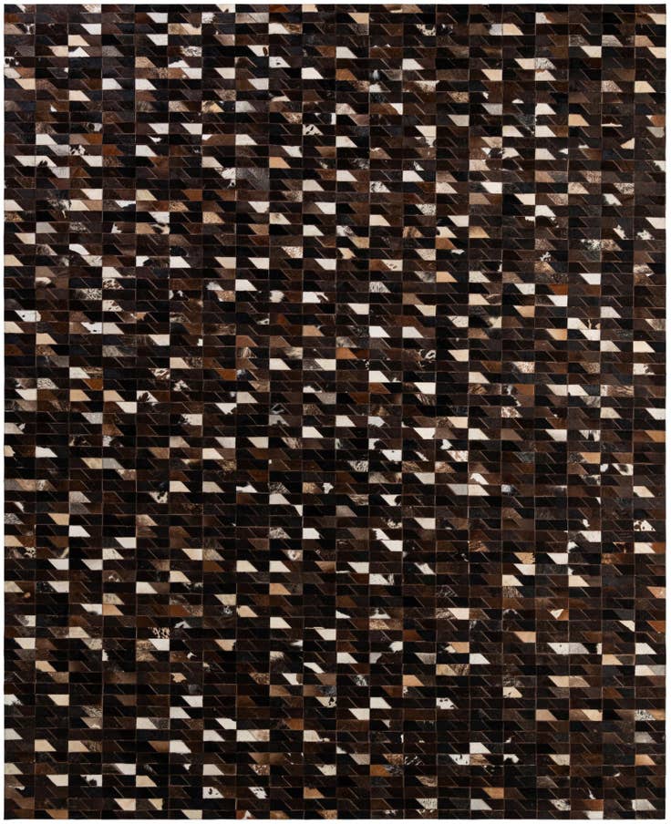 Detail image of 7' 11 x 9' 10 Cowhide - Patchwork Rug