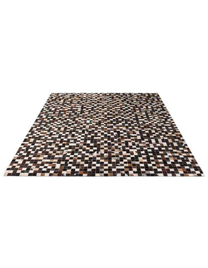 8' 1 x 10' Cowhide - Patchwork Rug