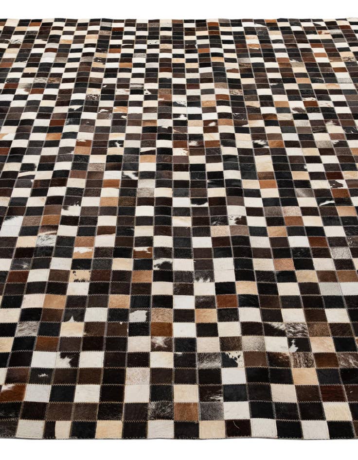 Detail image of 8' 1 x 10' Cowhide - Patchwork Rug