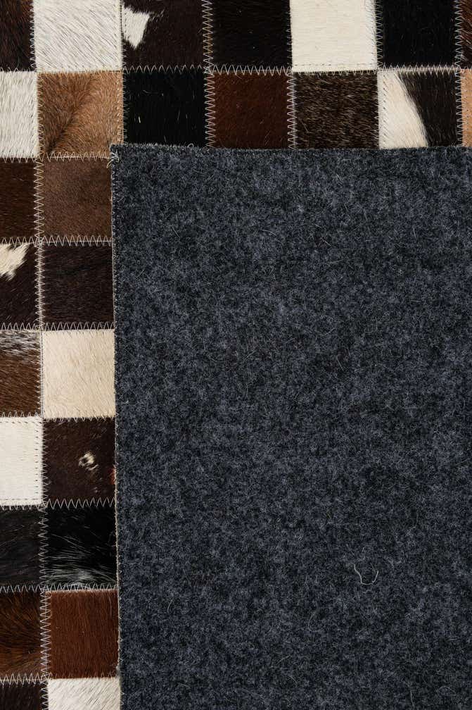 8' 1 x 10' Cowhide - Patchwork Rug