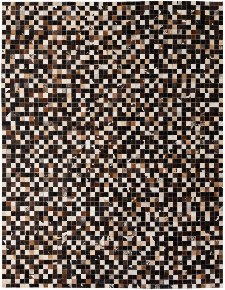 Detail image of 8' 1 x 10' Cowhide - Patchwork Rug