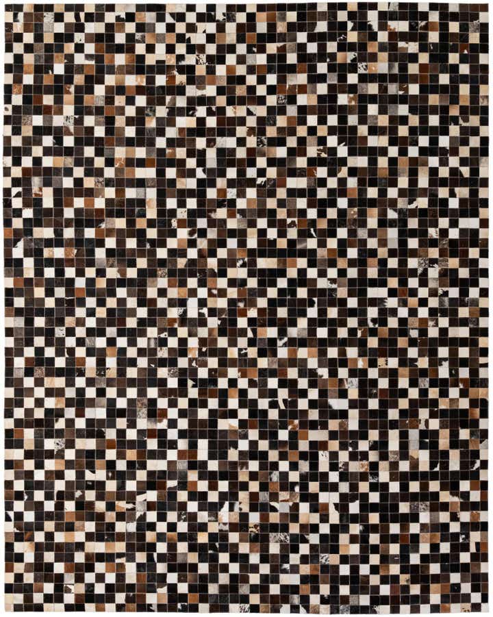 8' 1 x 10' Cowhide - Patchwork Rug