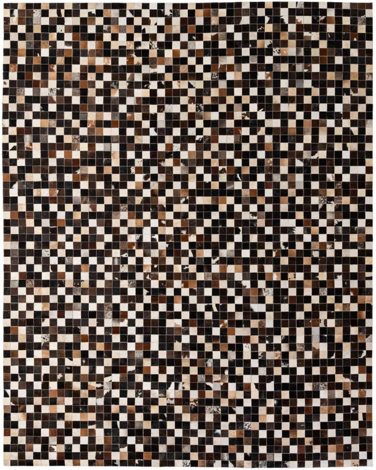 Detail image of 8' 1 x 10' Cowhide - Patchwork Rug