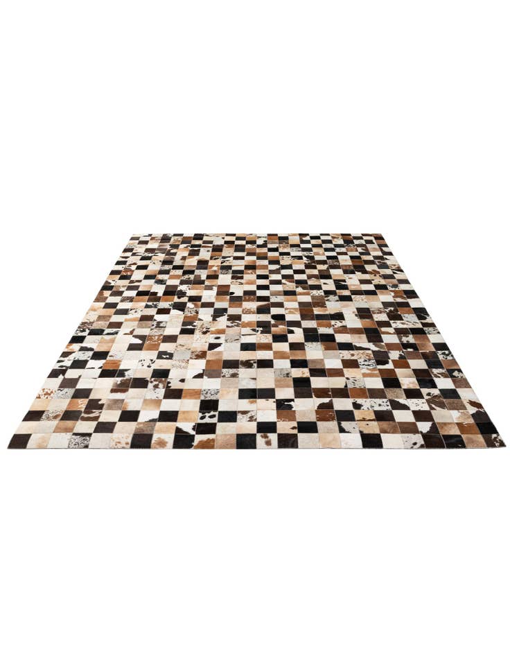 Detail image of 7' 11 x 10' 2 Cowhide - Patchwork Rug