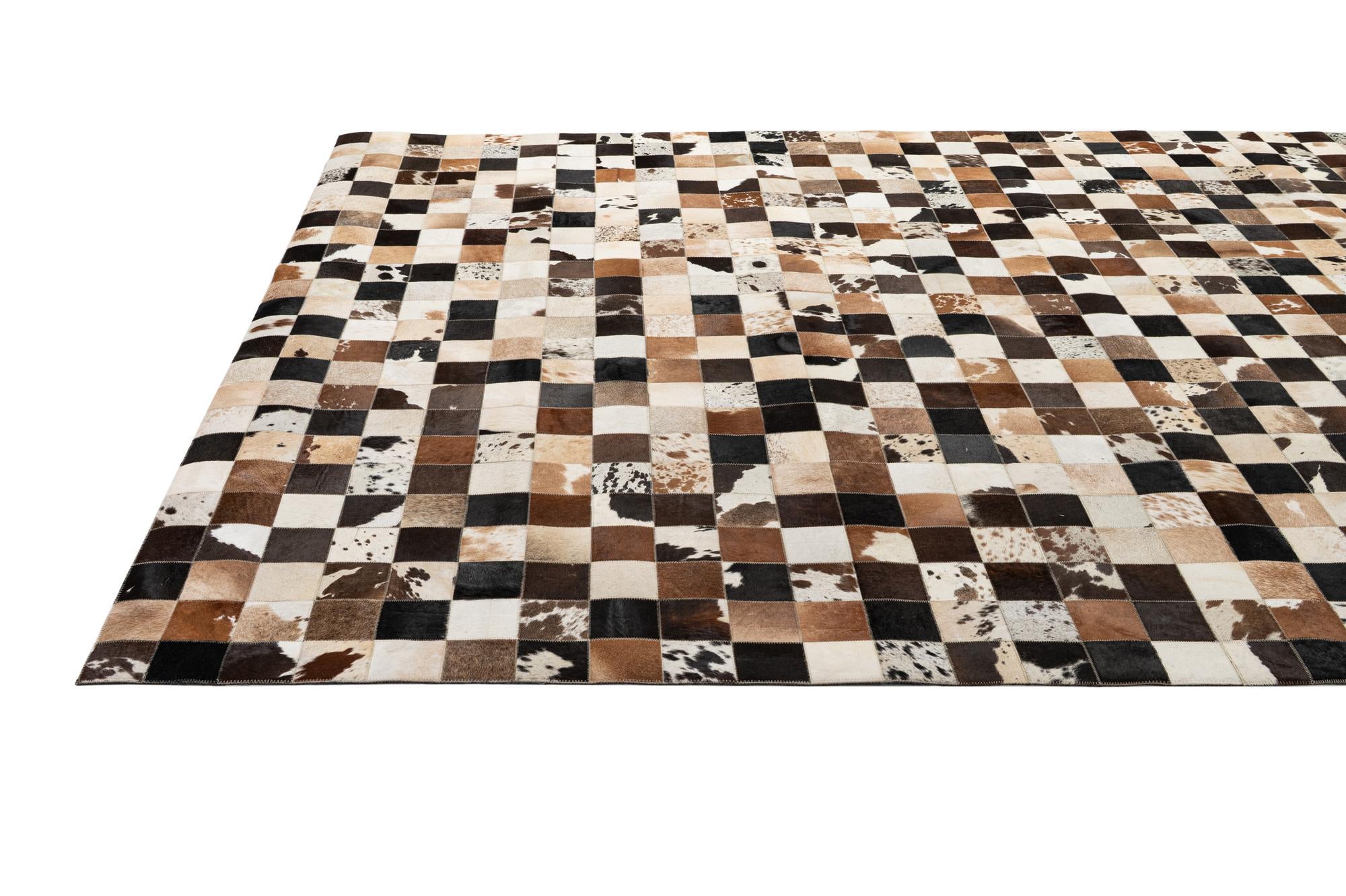 7' 11 x 10' 2 Cowhide - Patchwork Rug