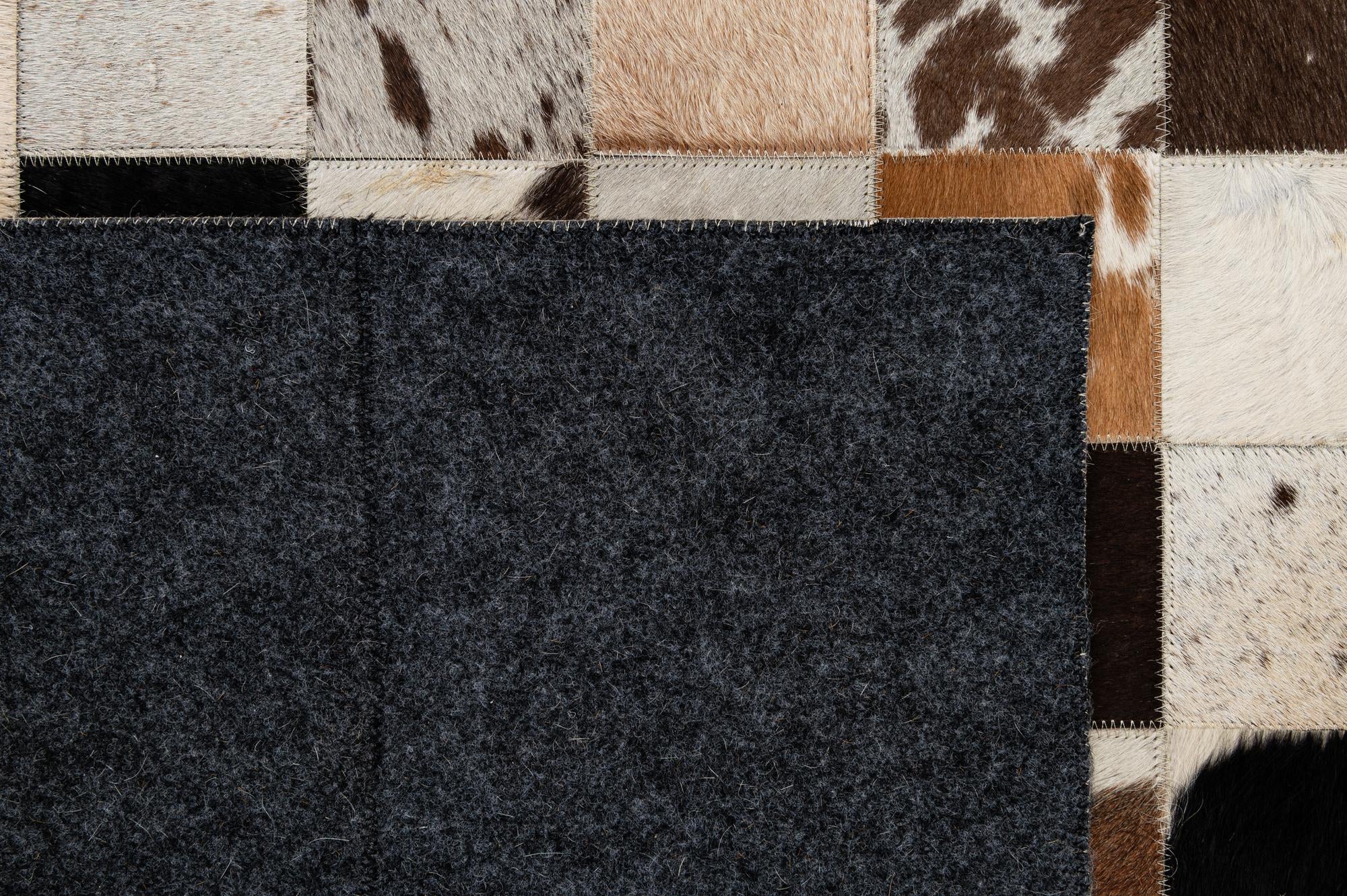 7' 11 x 10' 2 Cowhide - Patchwork Rug
