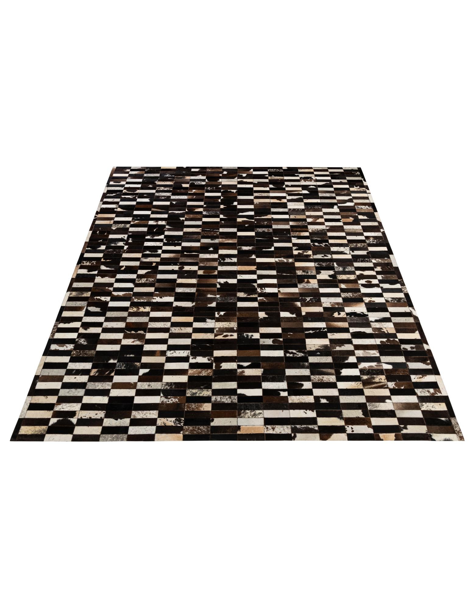 8' 3 x 9' 11 Cowhide - Patchwork Rug