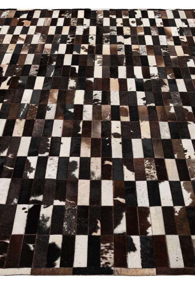8' 3 x 9' 11 Cowhide - Patchwork Rug