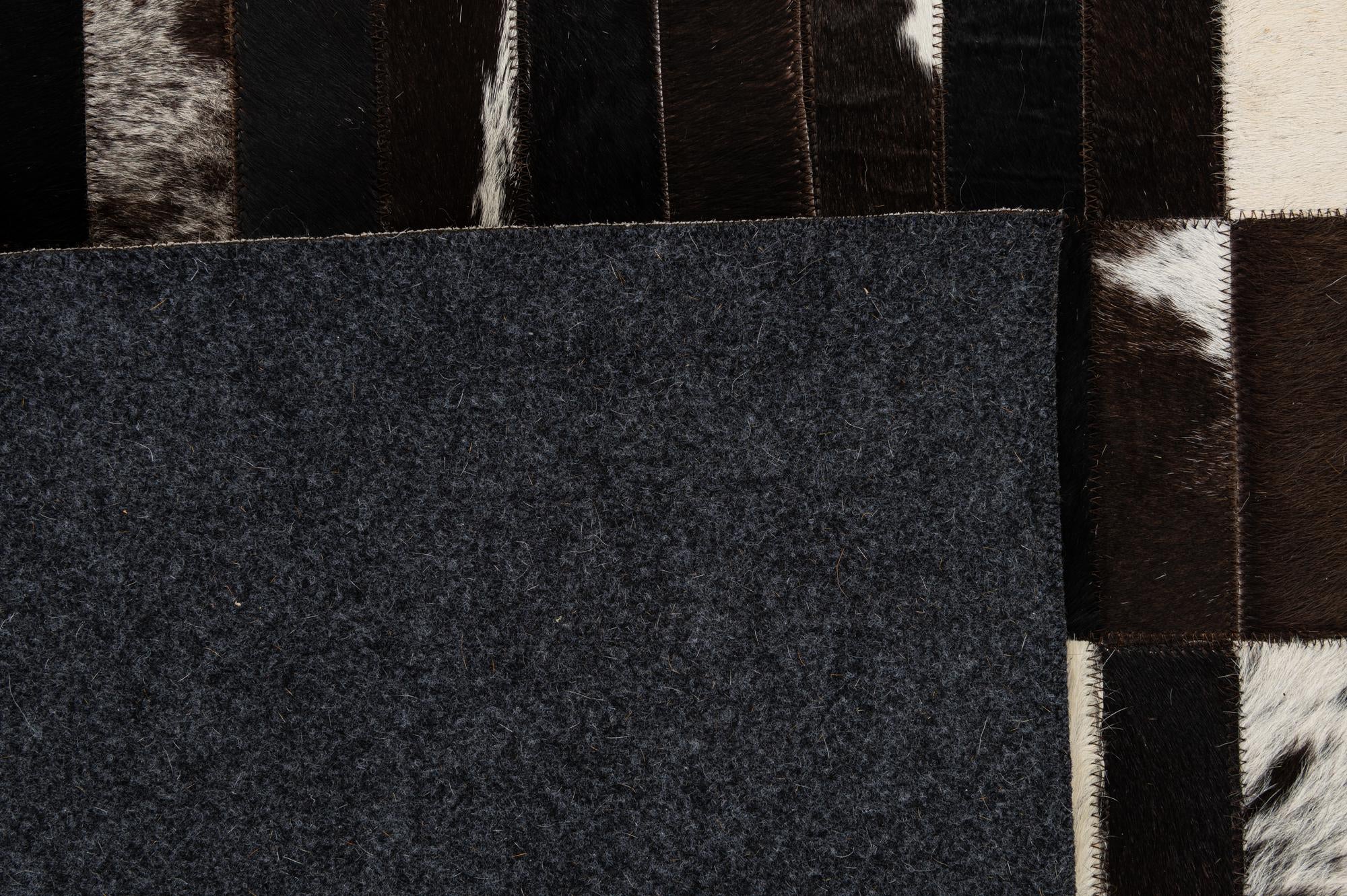 8' 3 x 9' 11 Cowhide - Patchwork Rug