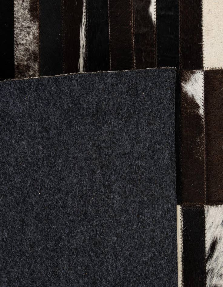 Detail image of 8' 3 x 9' 11 Cowhide - Patchwork Rug