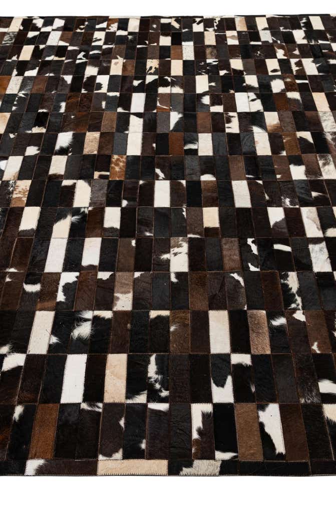 8' 2 x 9' 10 Cowhide - Patchwork Rug