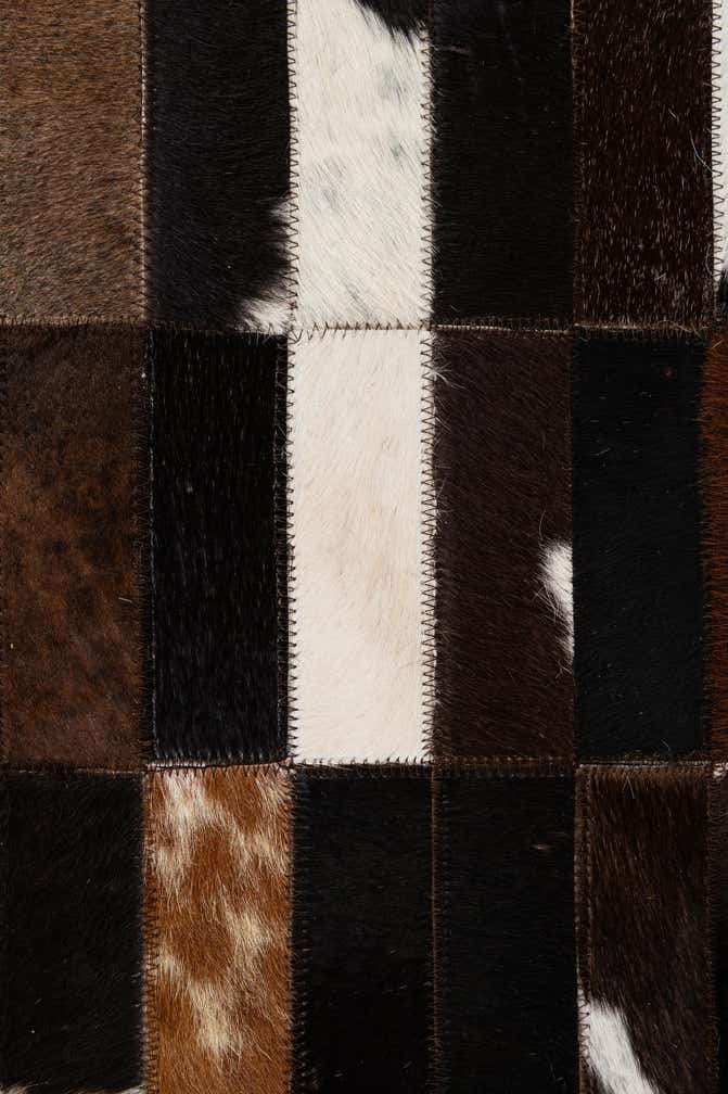 8' 2 x 9' 10 Cowhide - Patchwork Rug