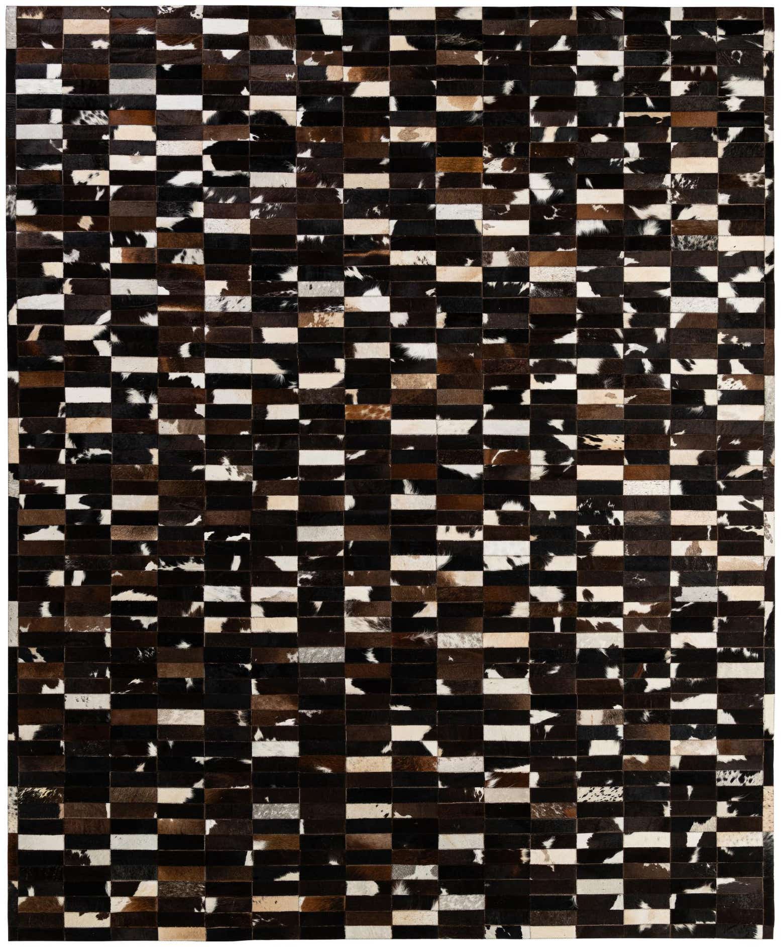 8' 2 x 9' 10 Cowhide - Patchwork Rug