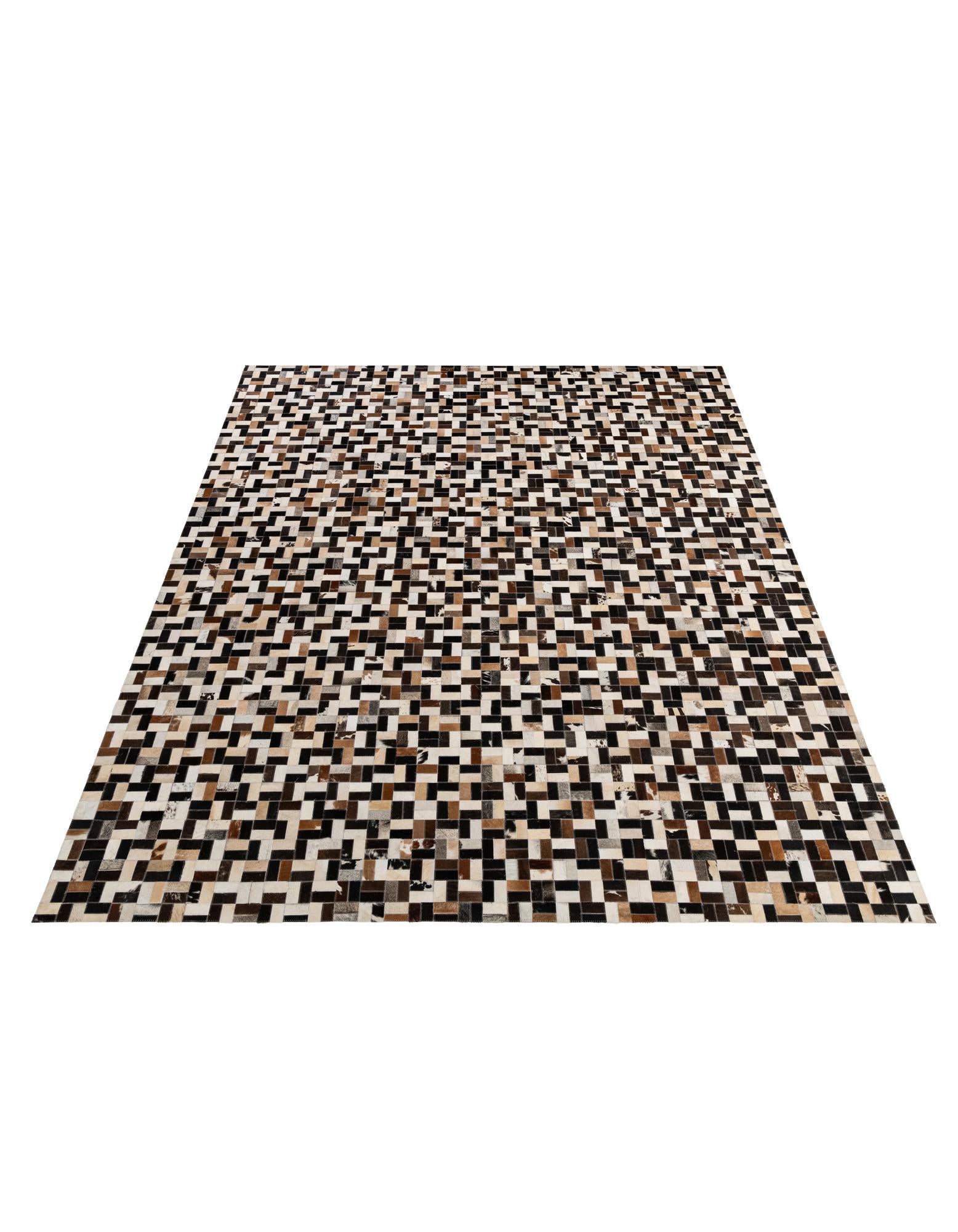 8' x 10' Cowhide - Patchwork Rug