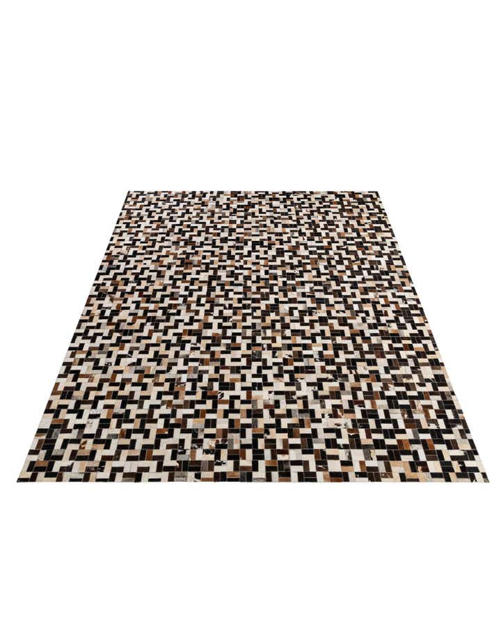 8' x 10' Cowhide - Patchwork Rug