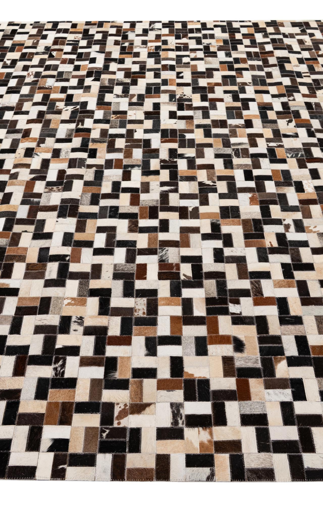 8' x 10' Cowhide - Patchwork Rug