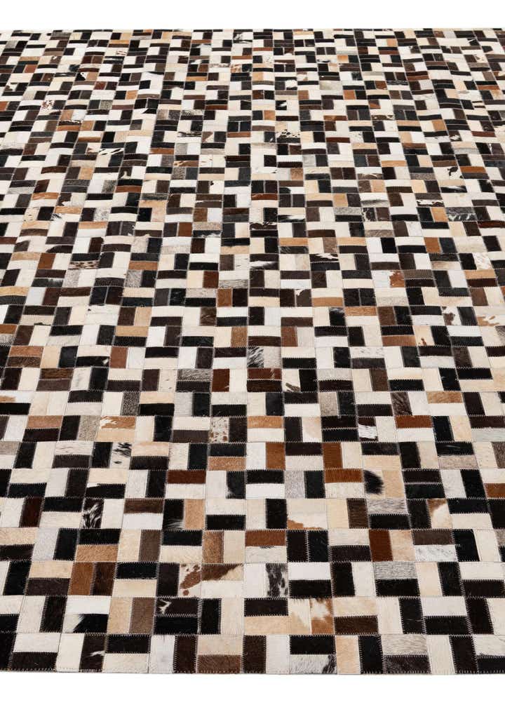 8' x 10' Cowhide - Patchwork Rug