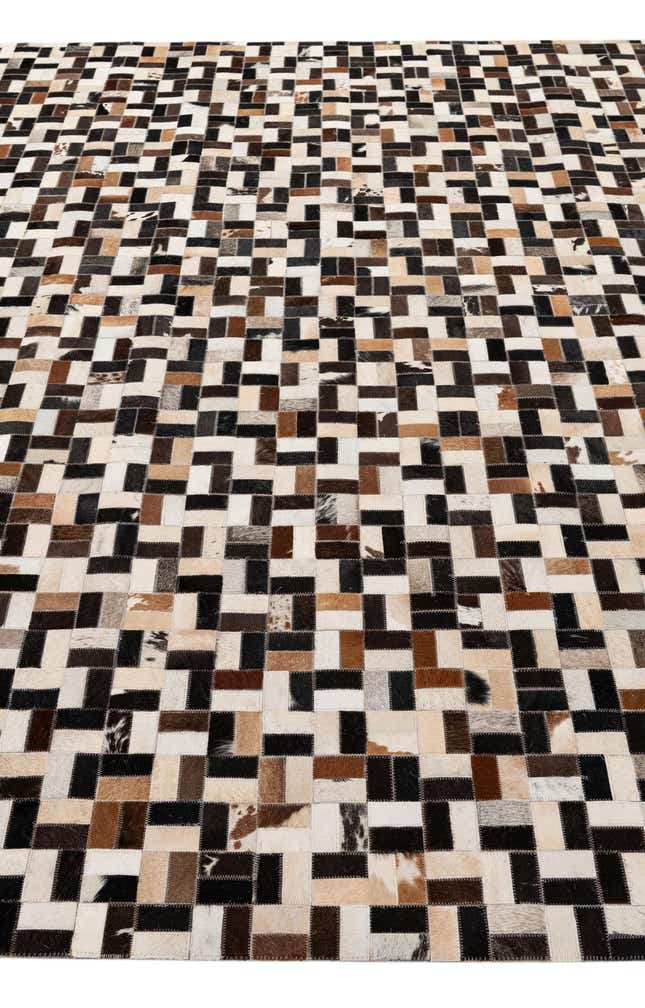 8' x 10' Cowhide - Patchwork Rug