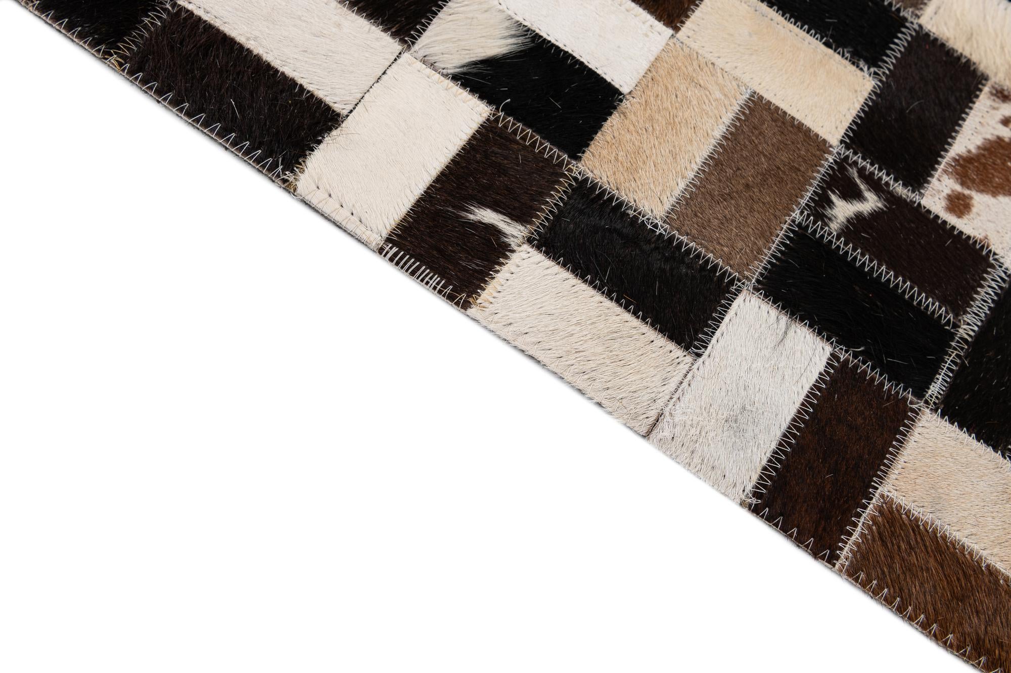 8' x 10' Cowhide - Patchwork Rug