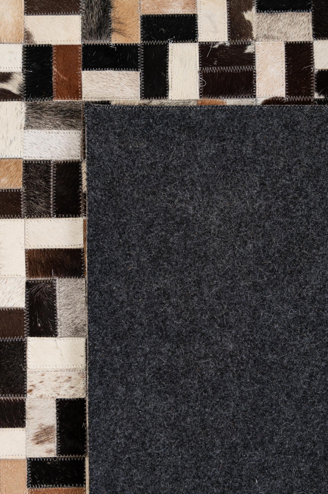 8' x 10' Cowhide - Patchwork Rug