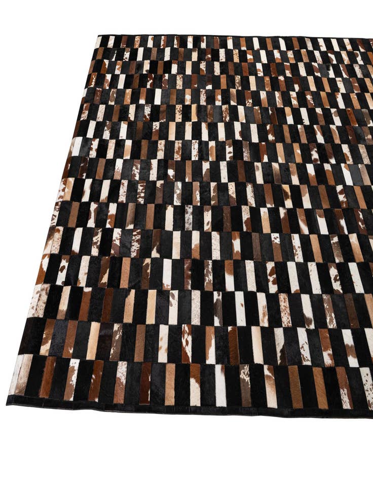 Detail image of 8' 3 x 10' Cowhide - Patchwork Rug