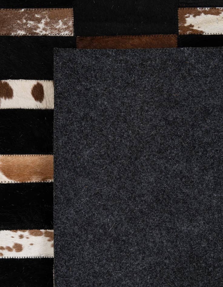Detail image of 8' 3 x 10' Cowhide - Patchwork Rug