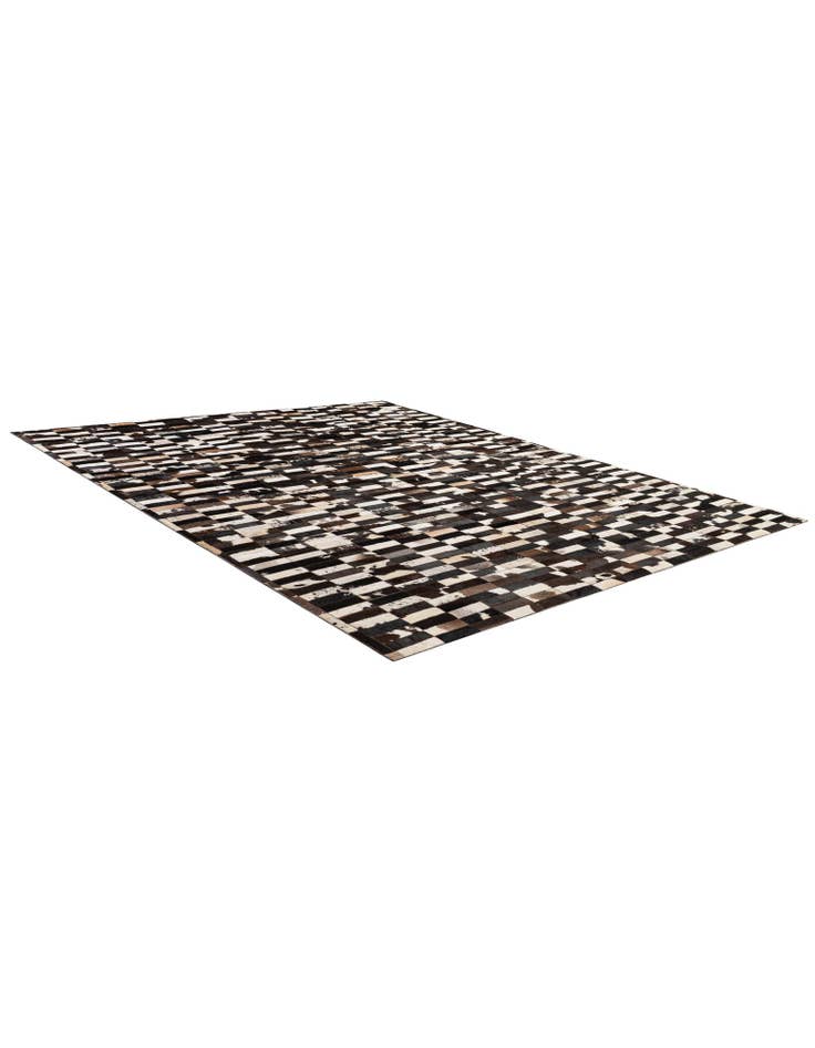 Detail image of 8' 2 x 9' 11 Cowhide - Patchwork Rug