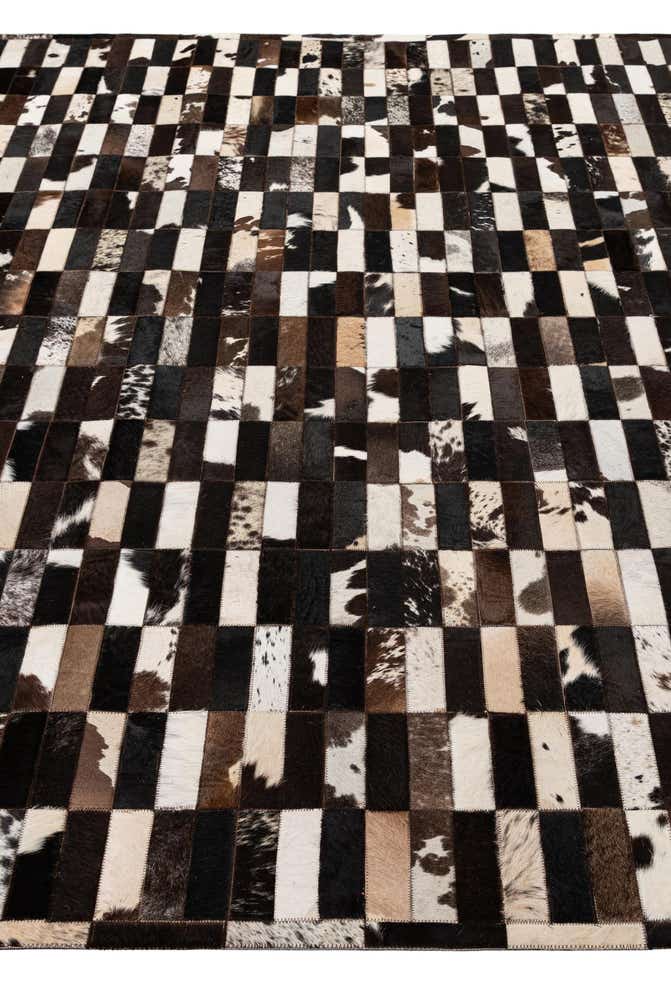 8' 2 x 9' 11 Cowhide - Patchwork Rug