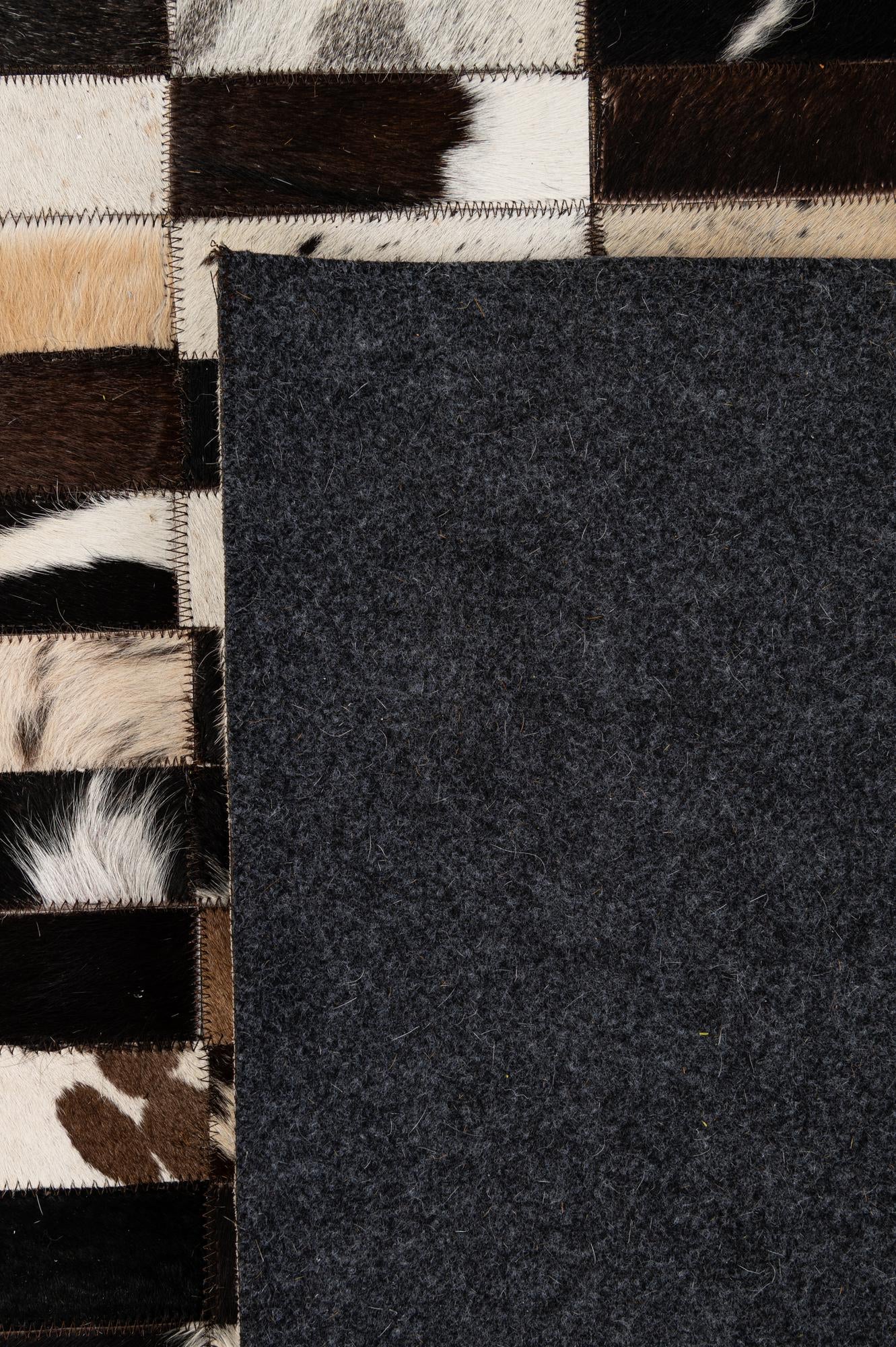 8' 2 x 9' 11 Cowhide - Patchwork Rug