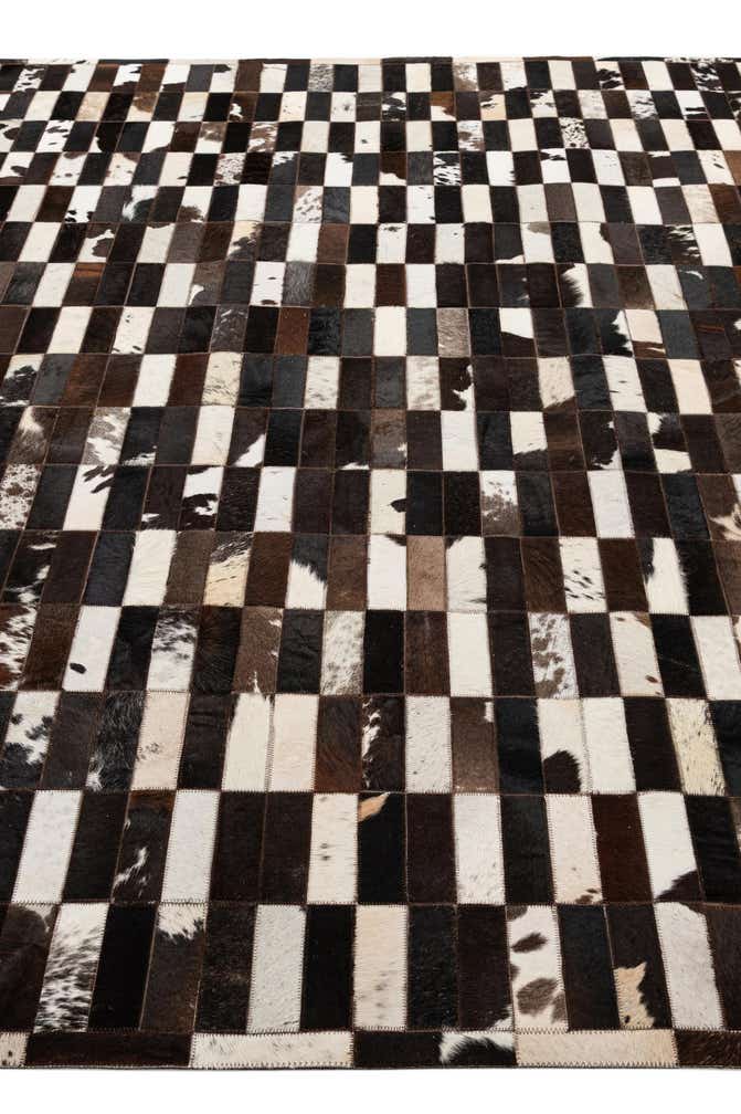 8' 3 x 9' 11 Cowhide - Patchwork Rug