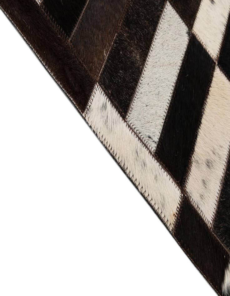 Detail image of 8' 3 x 9' 11 Cowhide - Patchwork Rug