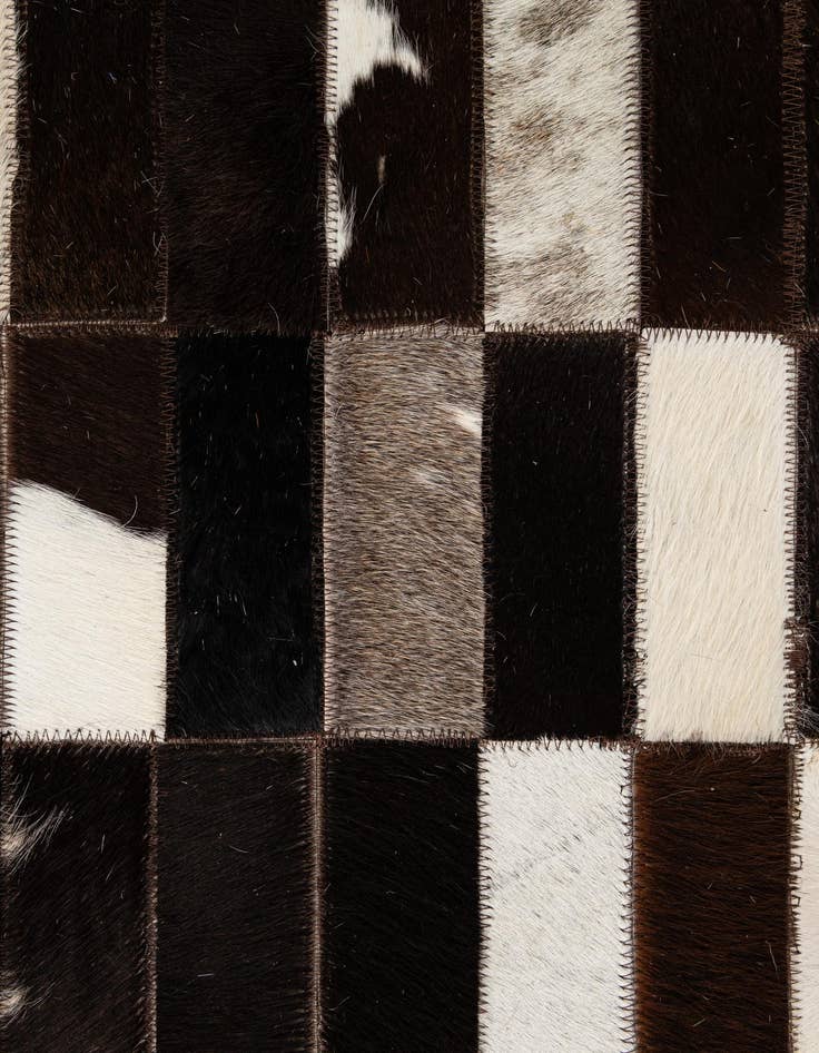Detail image of 8' 3 x 9' 11 Cowhide - Patchwork Rug