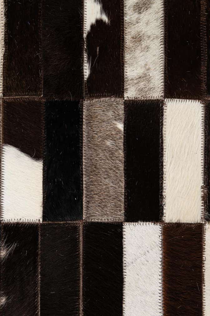 8' 3 x 9' 11 Cowhide - Patchwork Rug