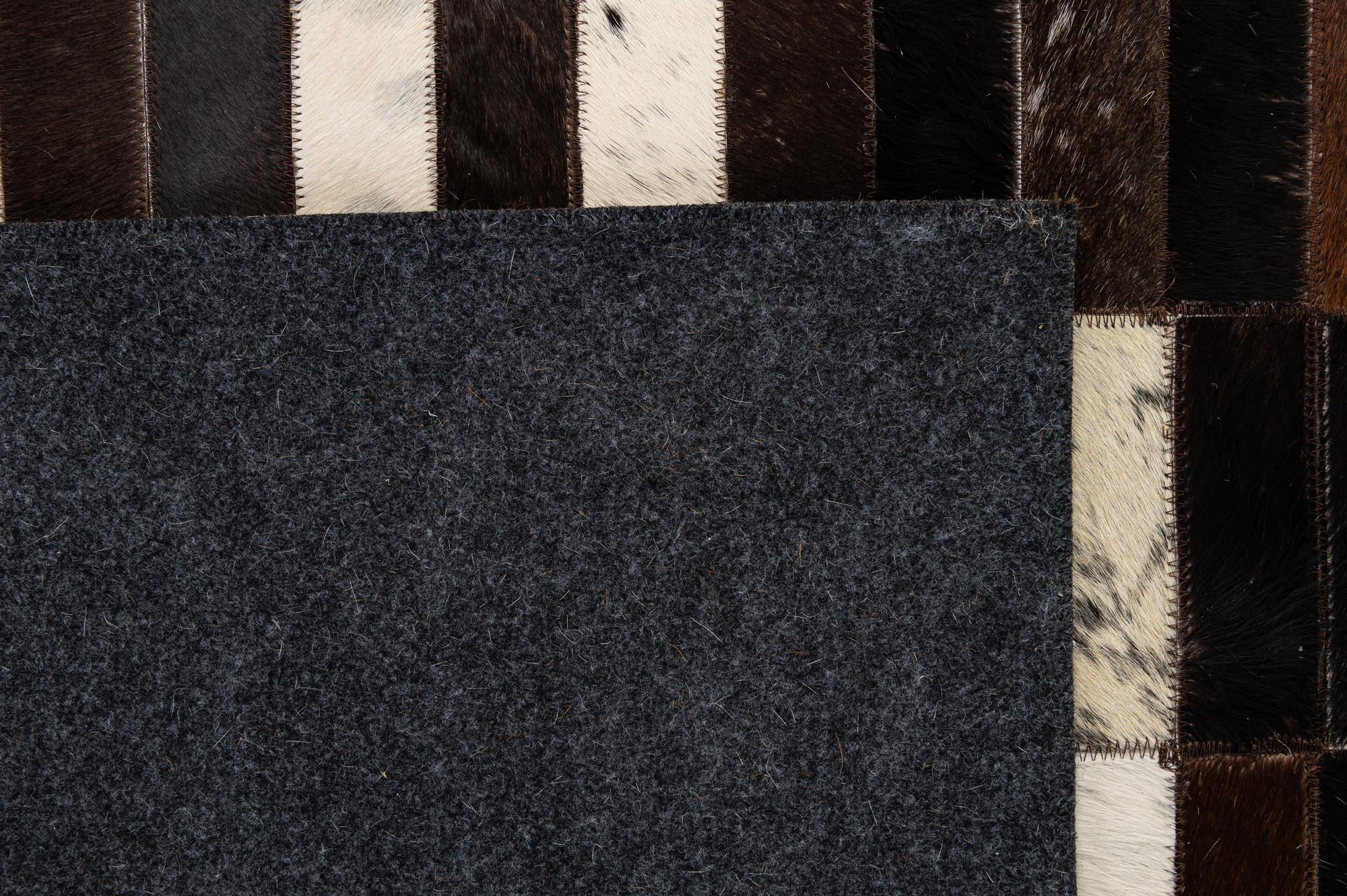 8' 3 x 9' 11 Cowhide - Patchwork Rug
