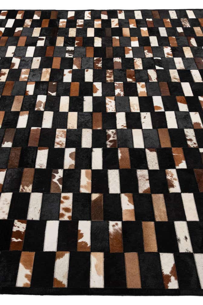 8' 2 x 9' 11 Cowhide - Patchwork Rug