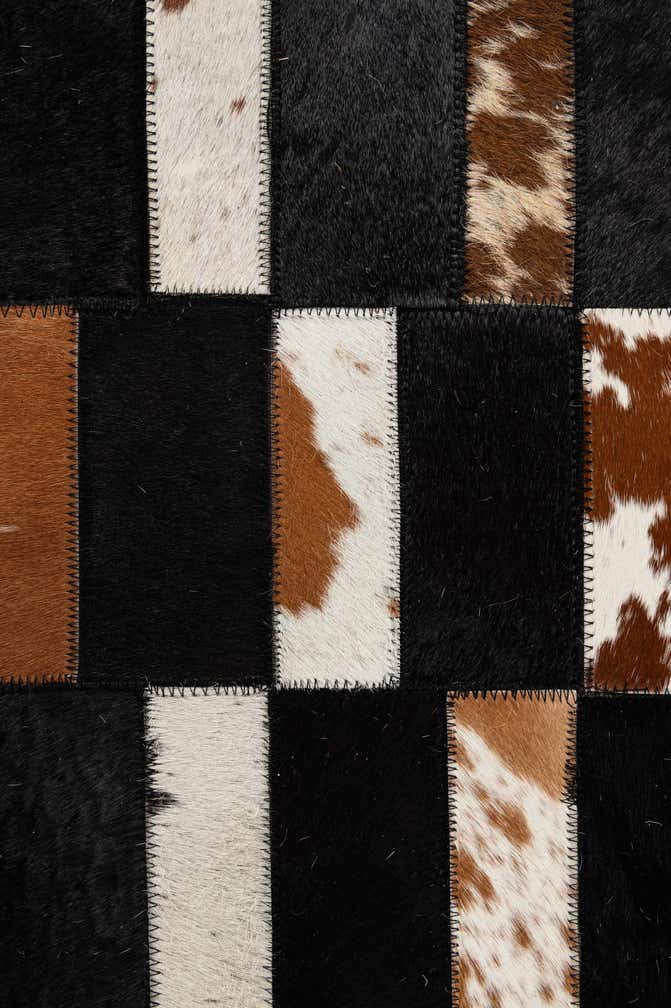 8' 2 x 9' 11 Cowhide - Patchwork Rug