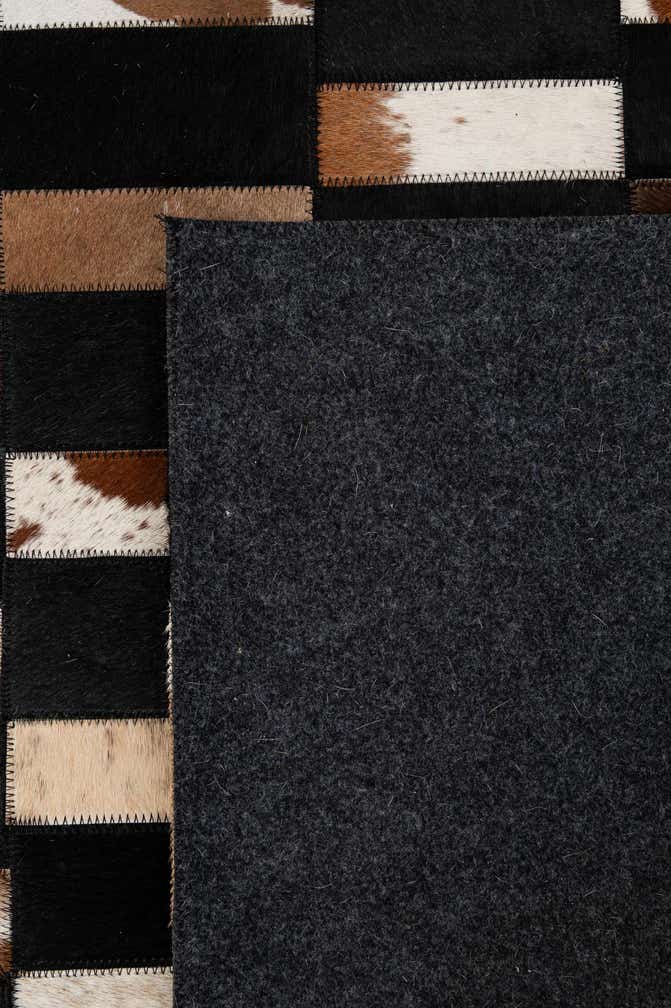 8' 2 x 9' 11 Cowhide - Patchwork Rug