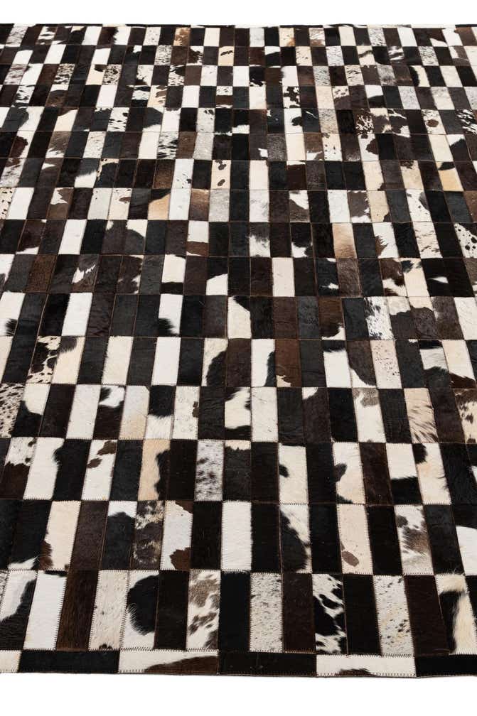 8' 2 x 9' 10 Cowhide - Patchwork Rug