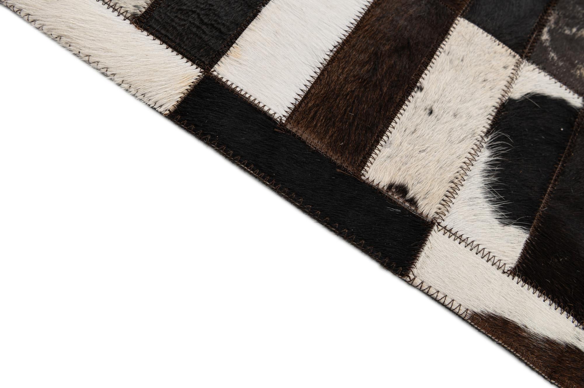 8' 2 x 9' 10 Cowhide - Patchwork Rug