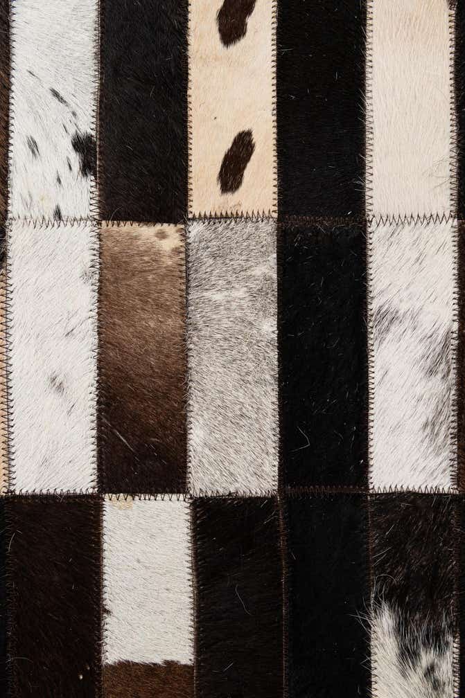 8' 2 x 9' 10 Cowhide - Patchwork Rug