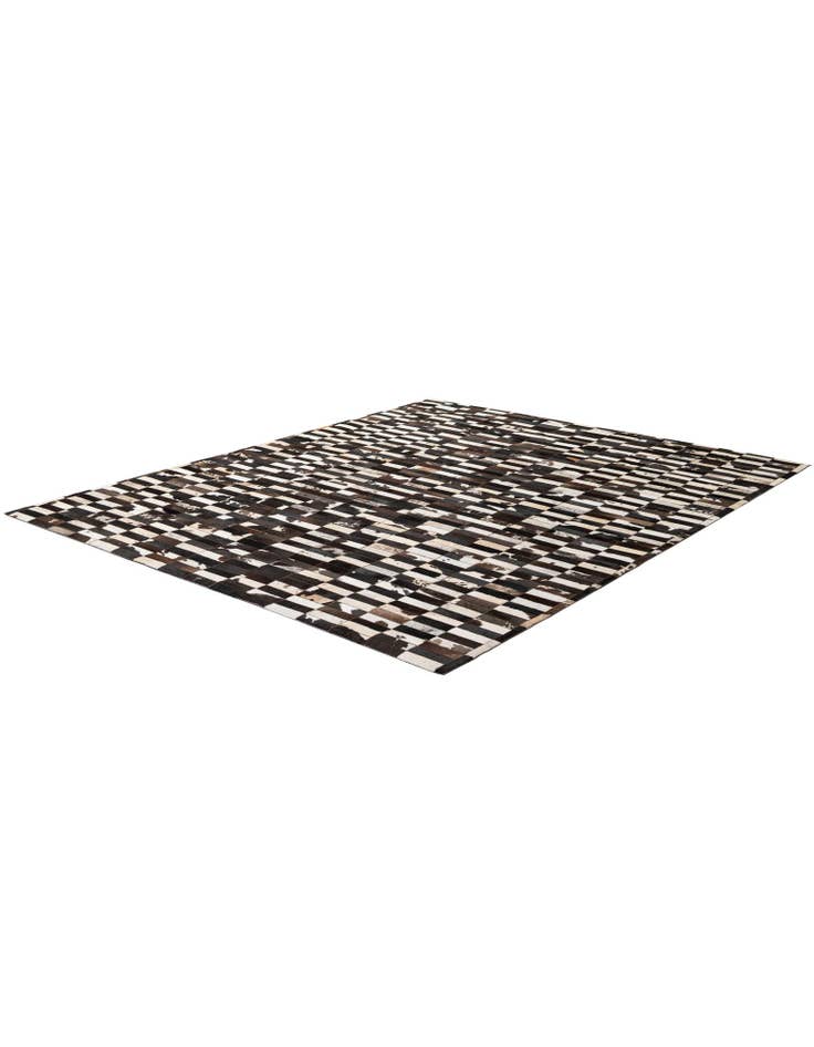Detail image of 8' 2 x 9' 11 Cowhide - Patchwork Rug