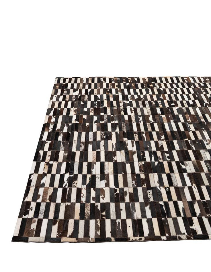 Detail image of 8' 2 x 9' 11 Cowhide - Patchwork Rug