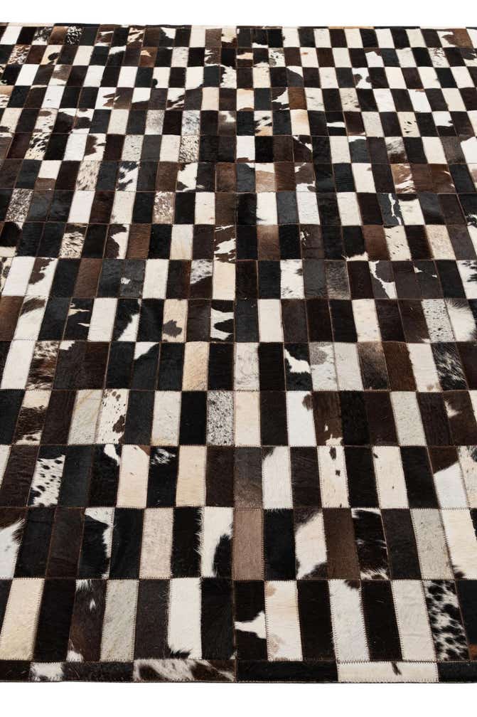 8' 2 x 9' 11 Cowhide - Patchwork Rug