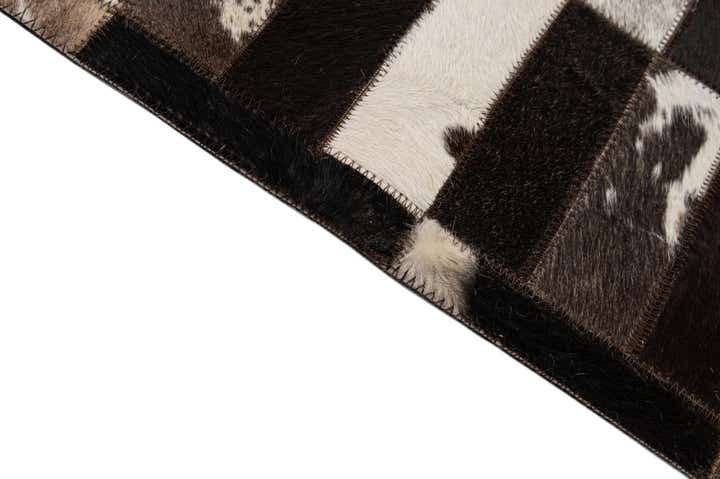 8' 2 x 9' 11 Cowhide - Patchwork Rug