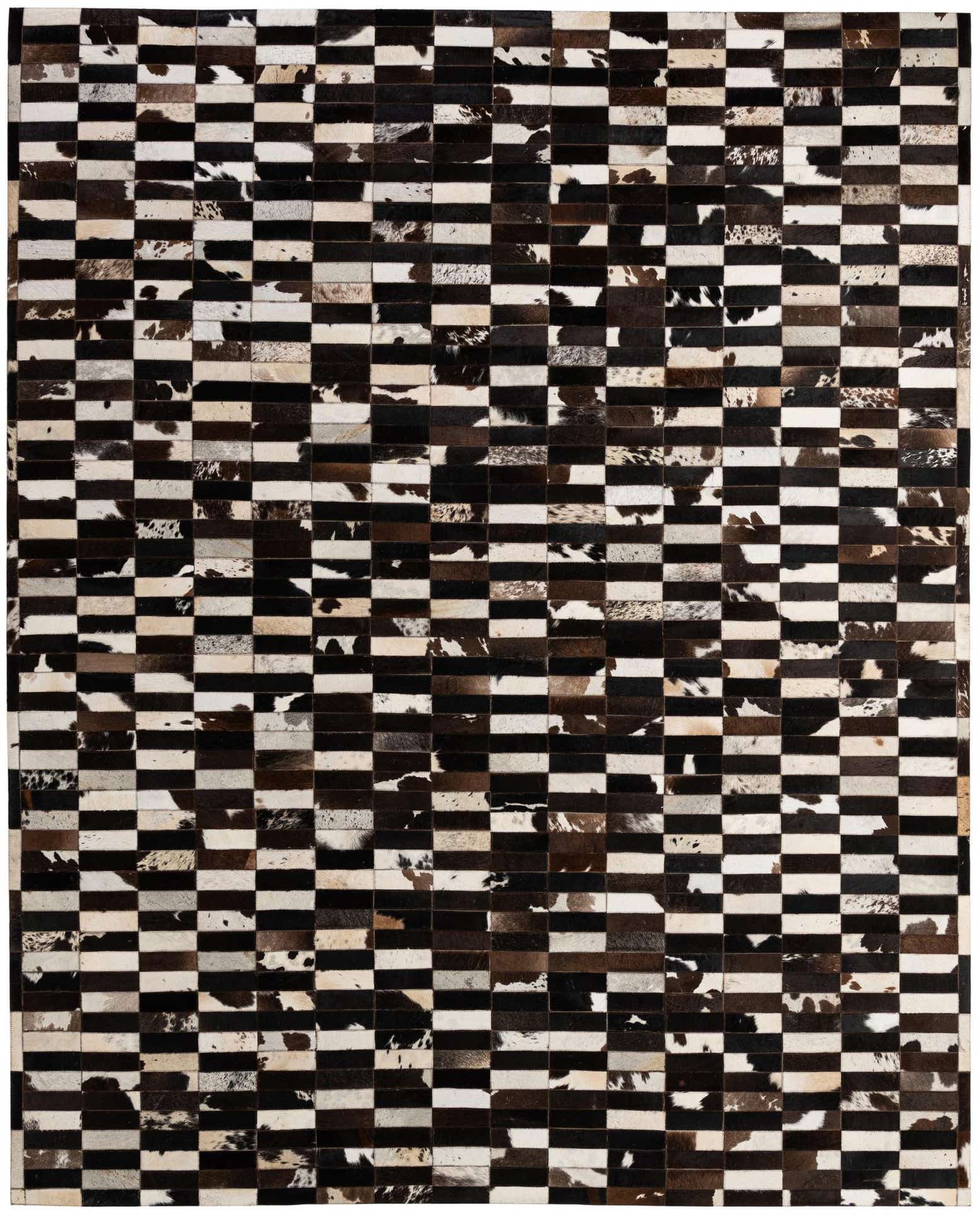 8' 2 x 9' 11 Cowhide - Patchwork Rug