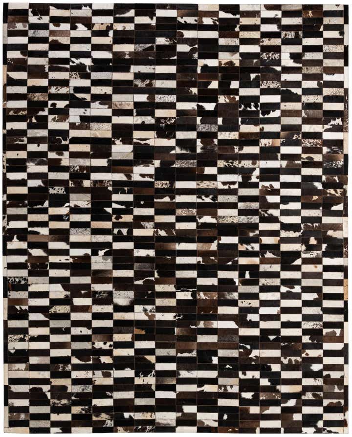 8' 2 x 9' 11 Cowhide - Patchwork Rug